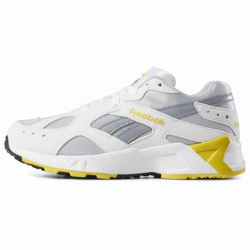 Reebok Aztrek Tenisky Damske - Biele/Siva/Citrón KN7642PR